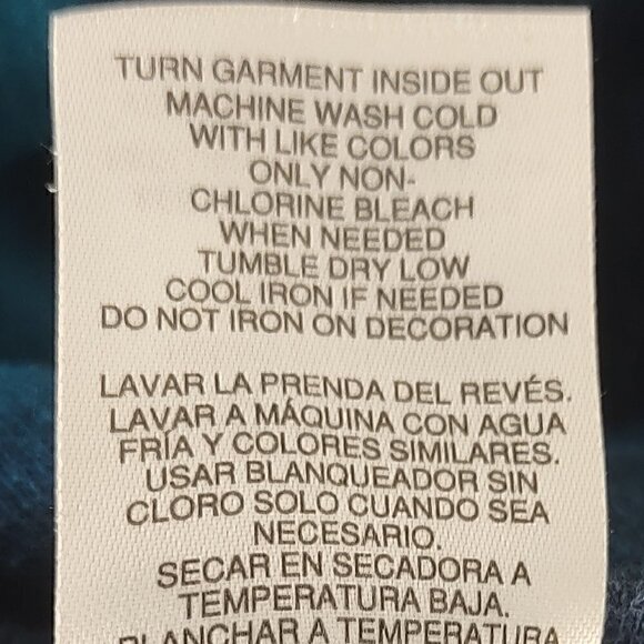 Champion Women's Blue Tie Dye Cotton Blend Hoodie. Size S/CH - Picture 11 of 11